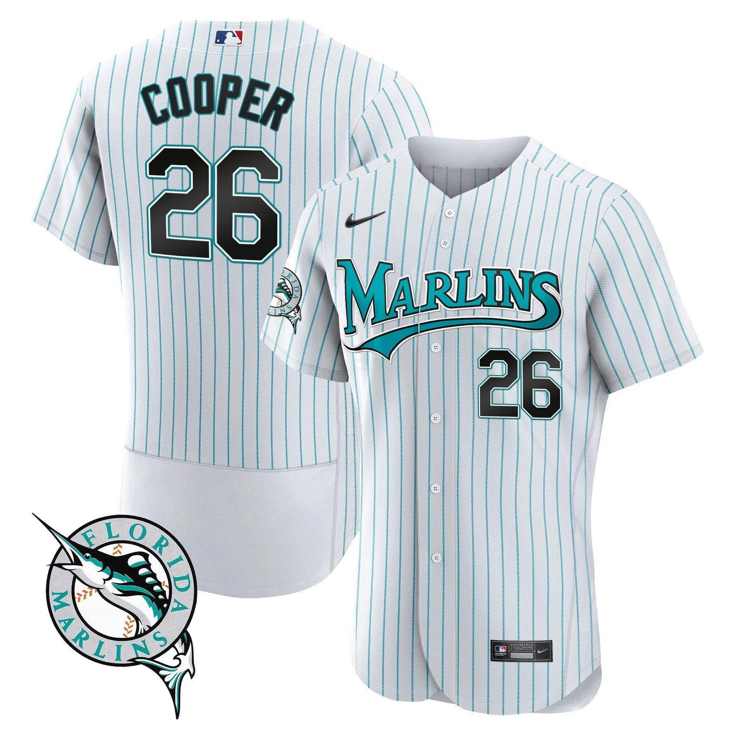 Camisa MLB Miami Throwback Flex Base Jersey