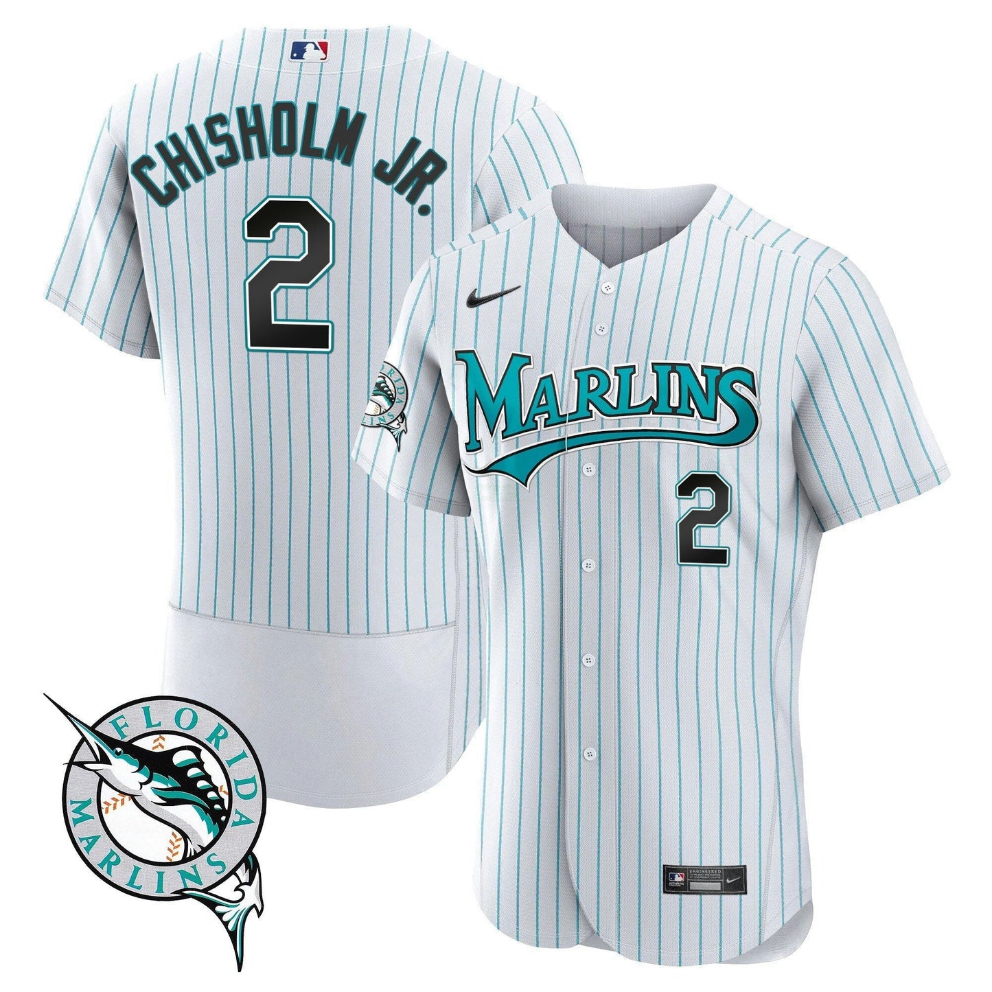 Camisa MLB Miami Throwback Flex Base Jersey