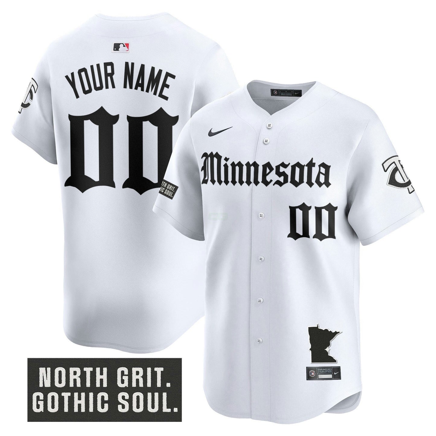 Camisa MLB Minnesota ‘Gothic North Edition’ Vapor Premier Limited Jersey