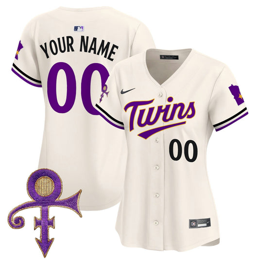 Camisa MLB Minnesota Prince Patch Vapor Premier Limited Jersey V3