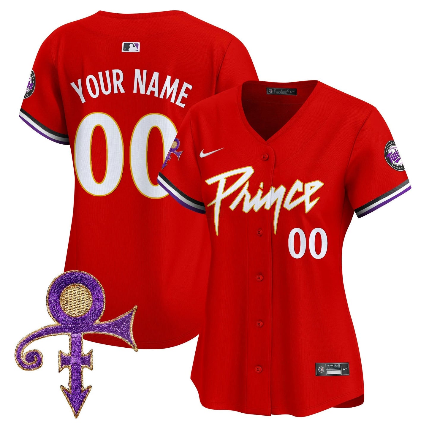 Camisa MLB Minnesota Prince Patch Vapor Premier Limited Jersey