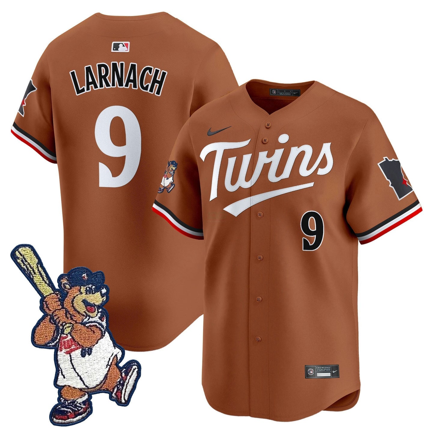 Camisa MLB Minnesota T.C. Bear Patch Vapor Premier Limited Jersey