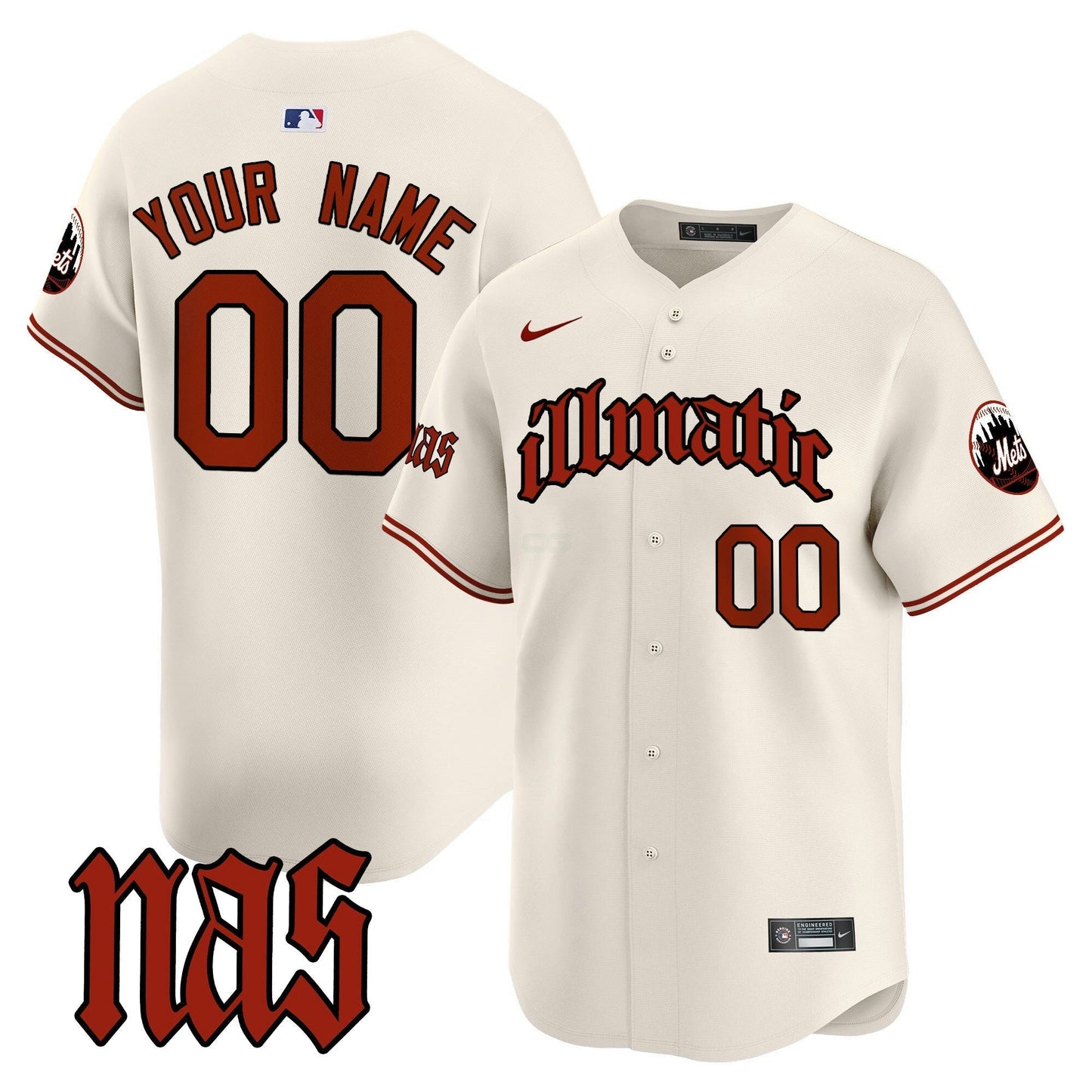 Camisa MLB Nas Illmatic Vapor Premier Limited Jersey