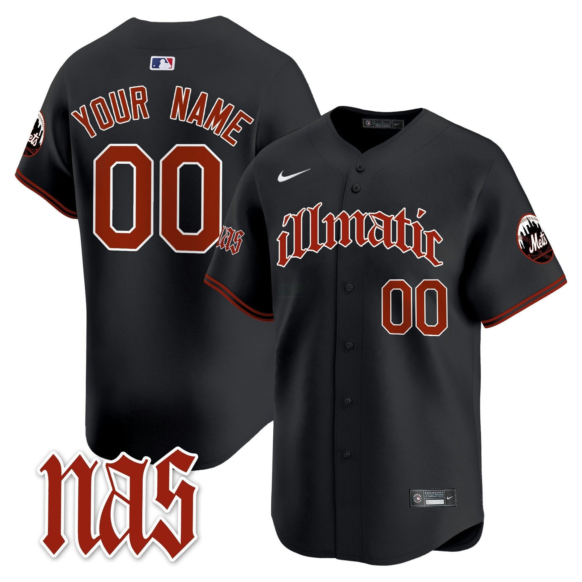 Camisa MLB Nas Illmatic Vapor Premier Limited Jersey