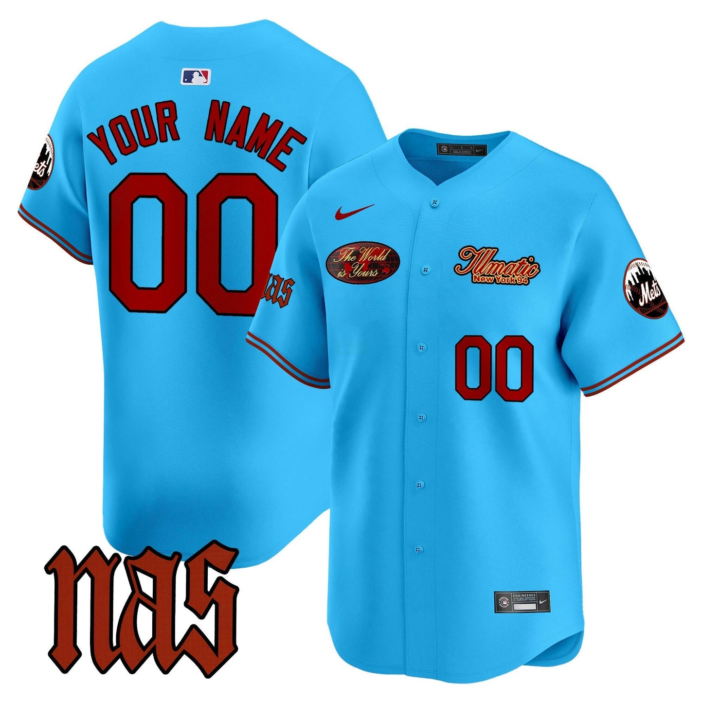 Camisa MLB Nas Illmatic Vapor Premier Limited Jersey V2