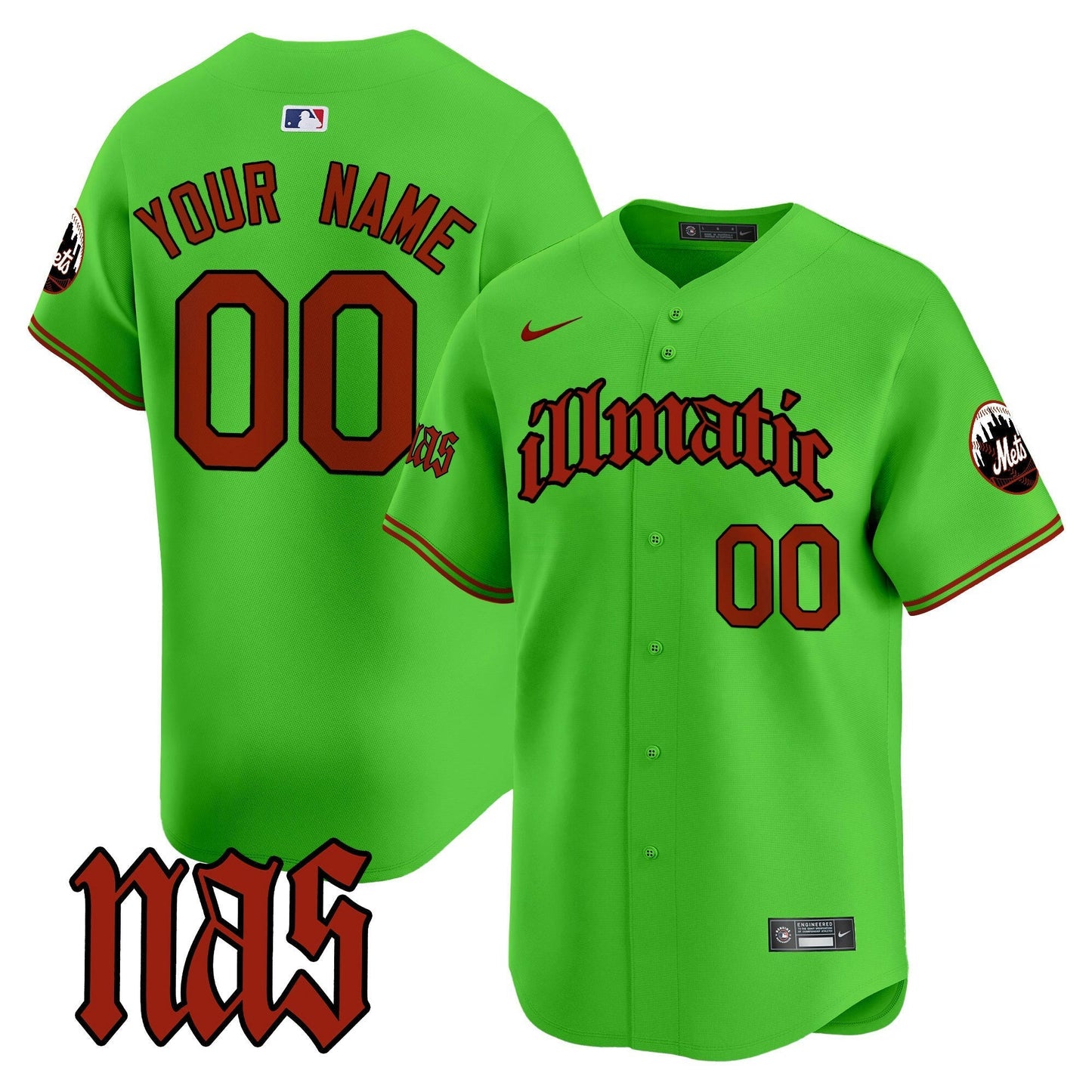 Camisa MLB Nas Illmatic Vapor Premier Limited Jersey
