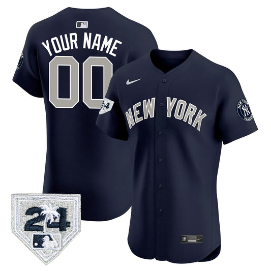 Camisa MLB New York 2024 Spring Training Patch Vapor Premier Elite Jersey V2