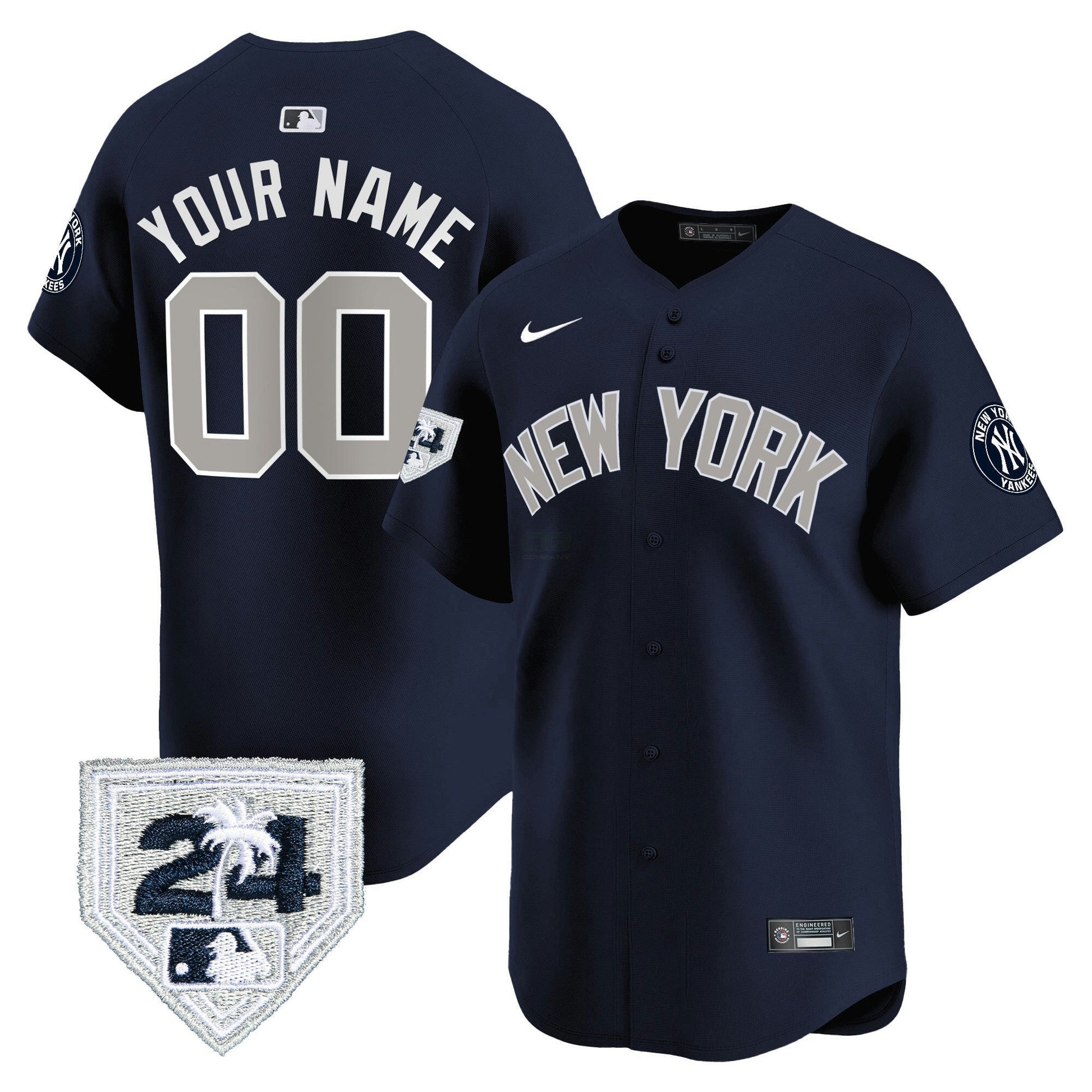 Camisa MLB New York 2024 Spring Training Patch Vapor Premier Limited Jersey V3