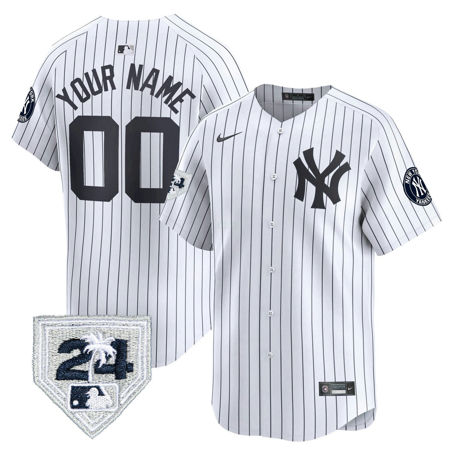 Camisa MLB New York 2024 Spring Training Patch Vapor Premier Limited Jersey V3
