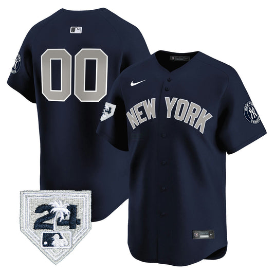 Camisa MLB New York 2024 Spring Training Patch Vapor Premier Limited Jersey V4
