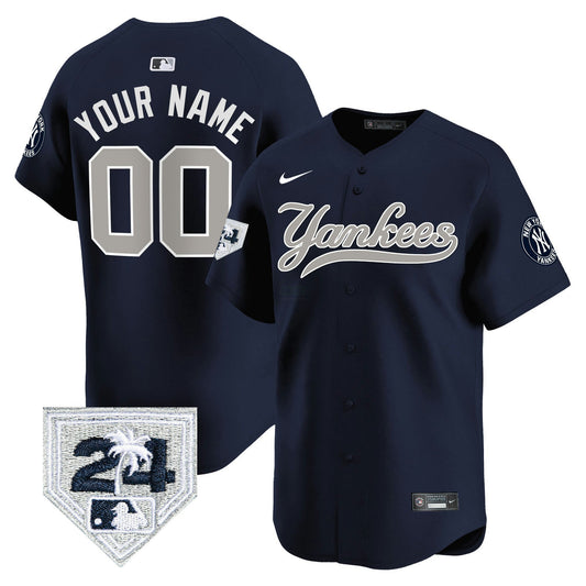 Camisa MLB New York 2024 Spring Training Patch Vapor Premier Limited Jersey V6