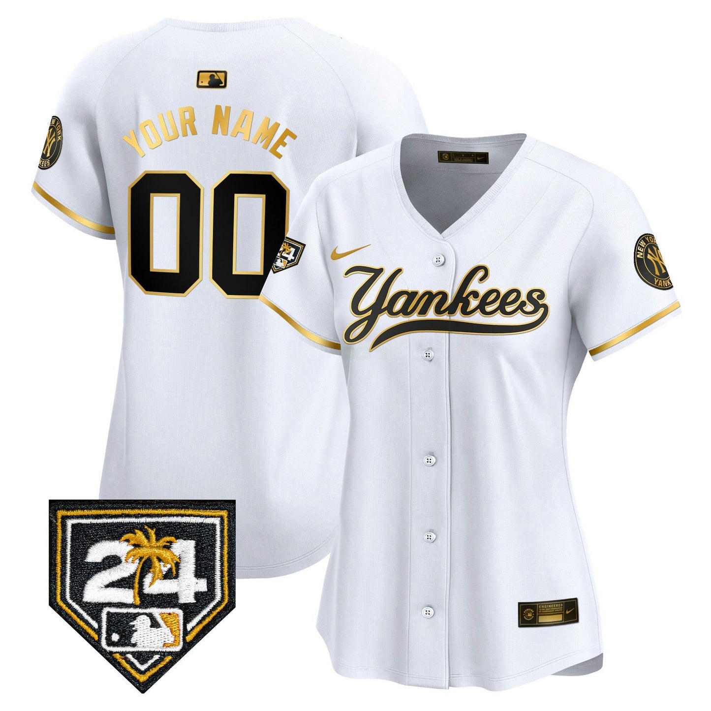 Camisa MLB New York 2024 Spring Training Patch Vapor Premier Limited Jersey V6