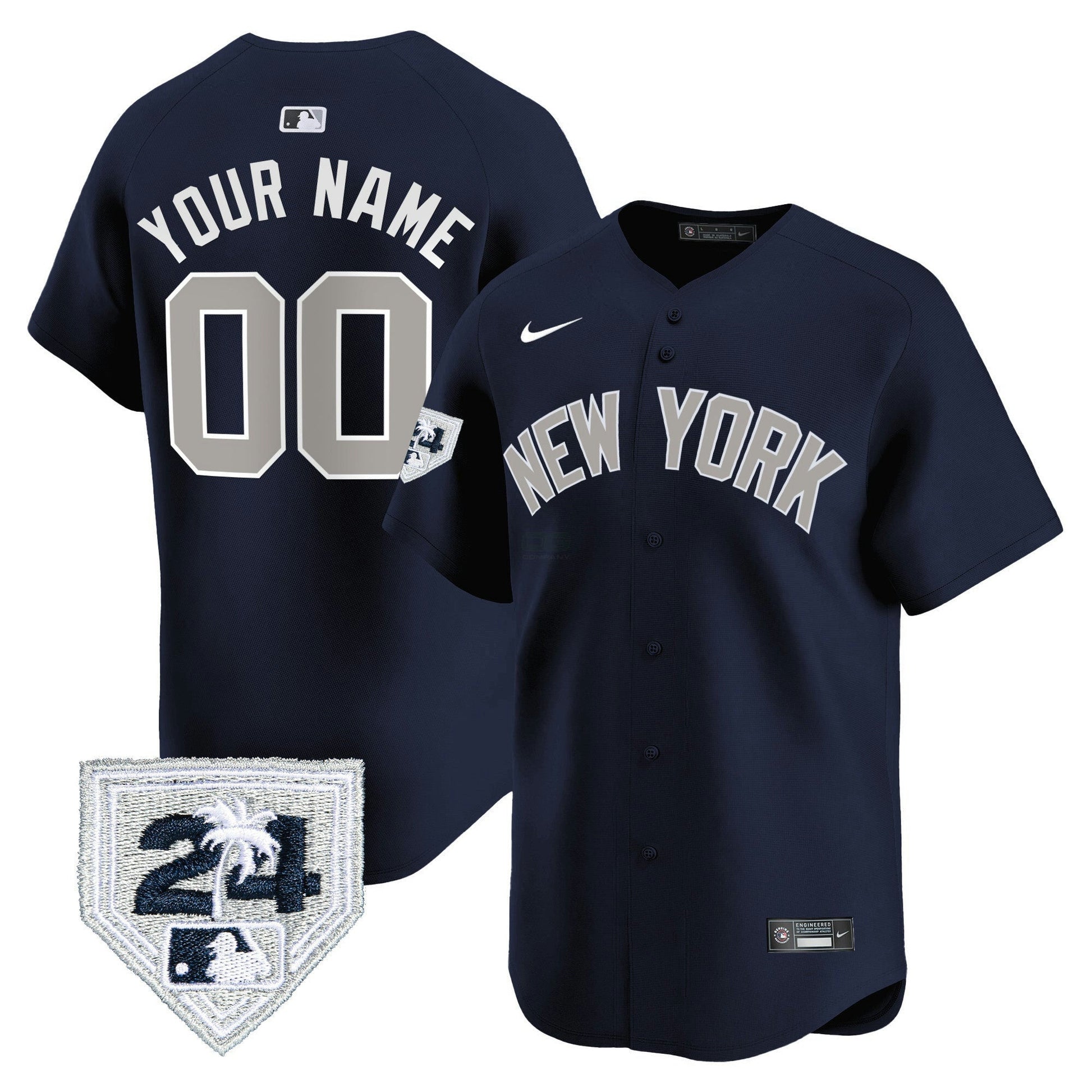 Camisa MLB New York 2024 Spring Training Patch Vapor Premier Limited Jersey