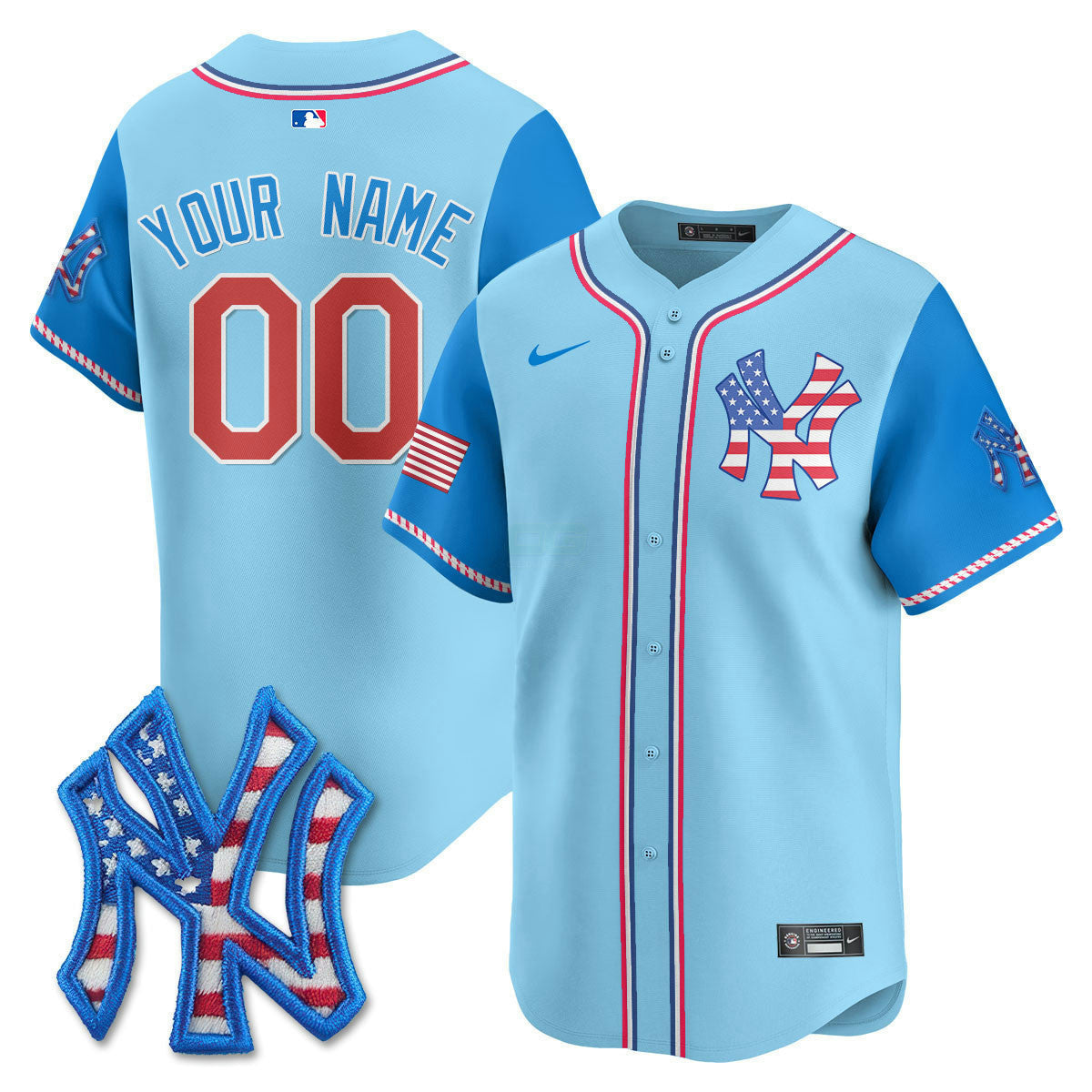 Camisa MLB New York Yankees New York 2025 Fourth of July Vapor Premier Limited Jersey