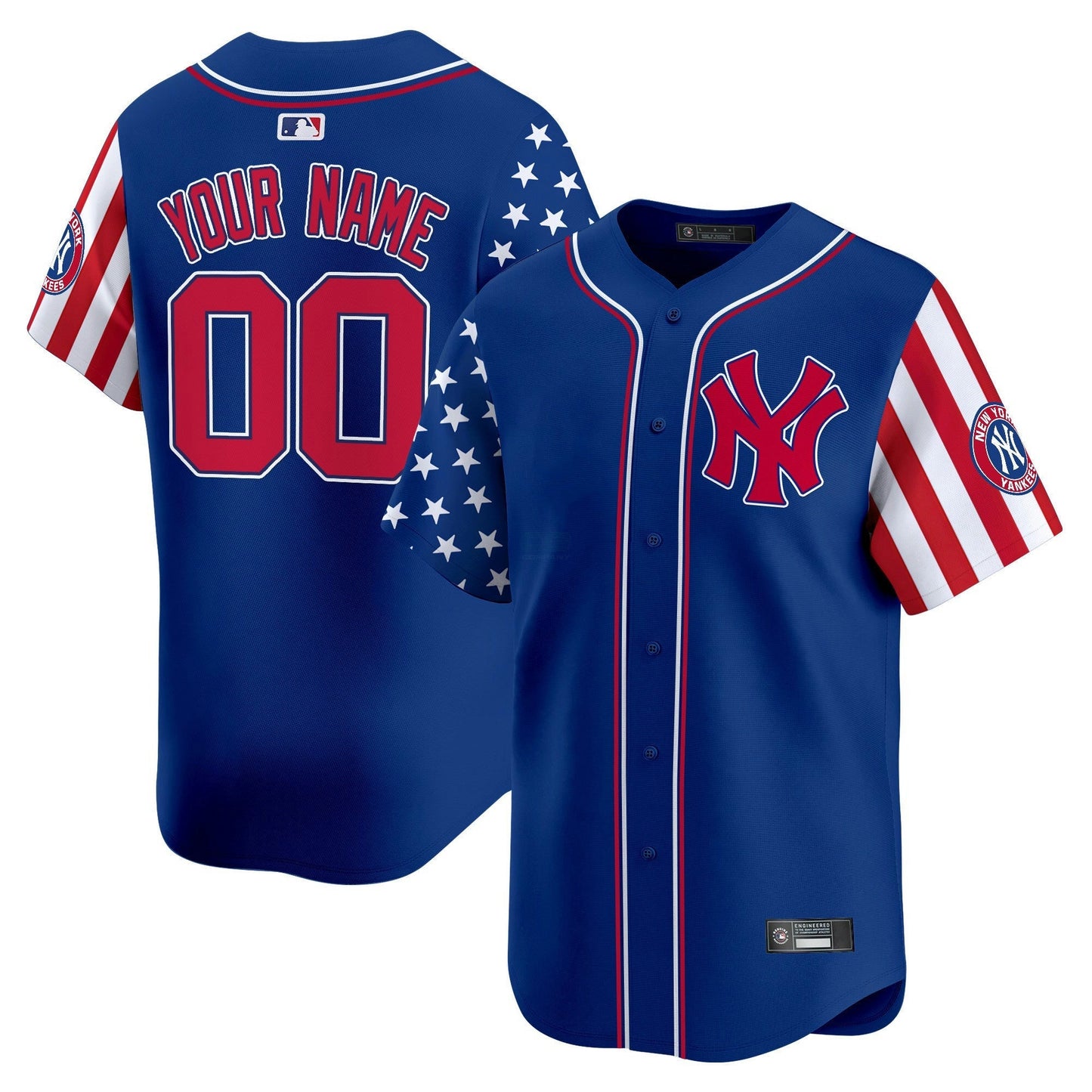 Camisa MLB New York Yankees New York 2025 Independence Day Vapor Premier Limited Jersey