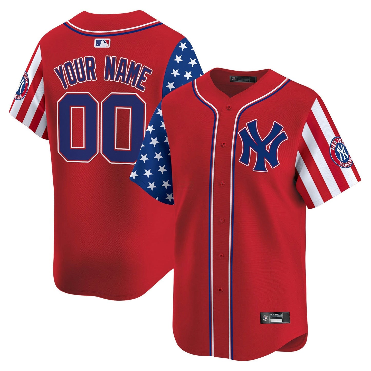 Camisa MLB New York Yankees New York 2025 Independence Day Vapor Premier Limited Jersey