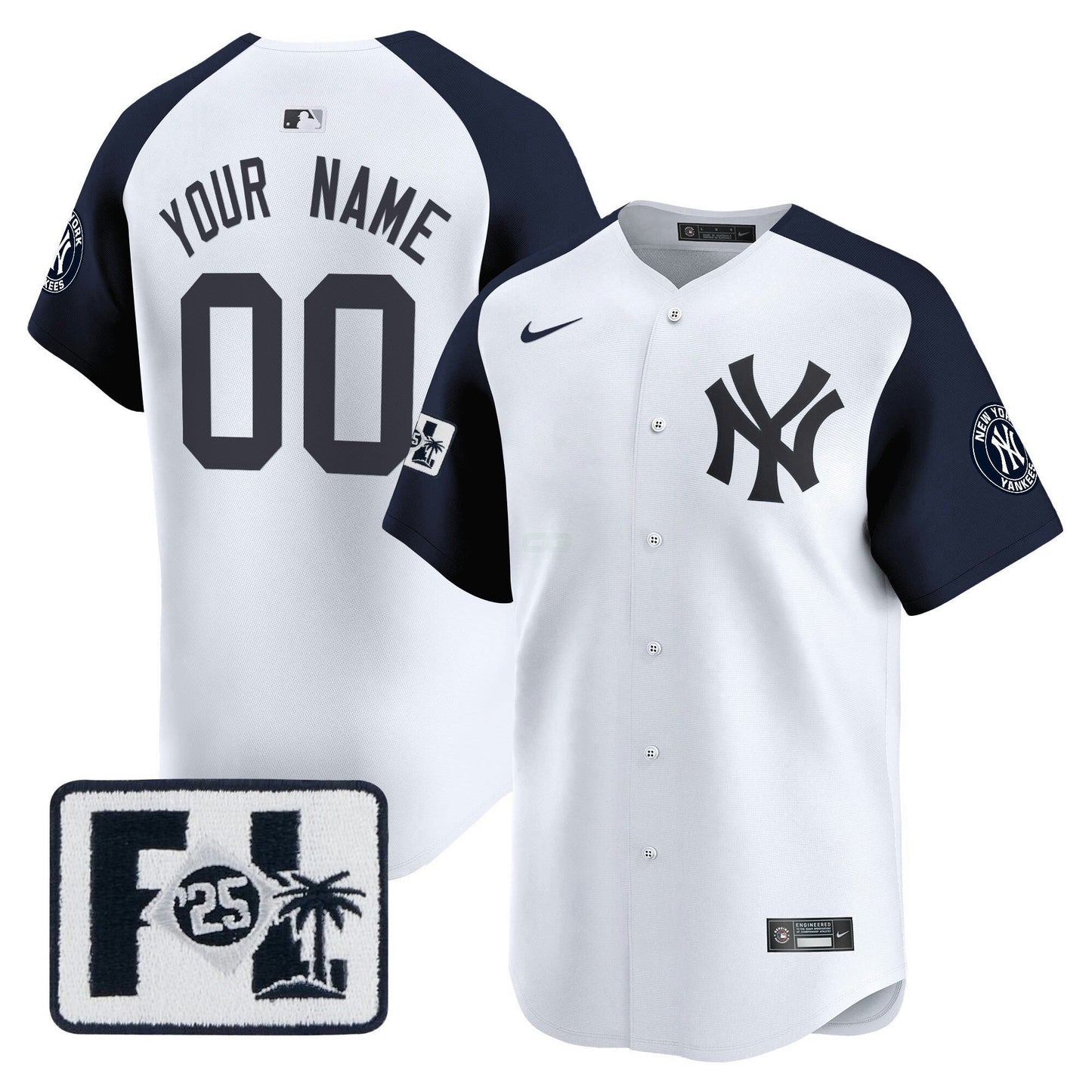 Camisa MLB New York Yankees New York 2025 Spring Training Patch Vapor Premier Limited Jersey