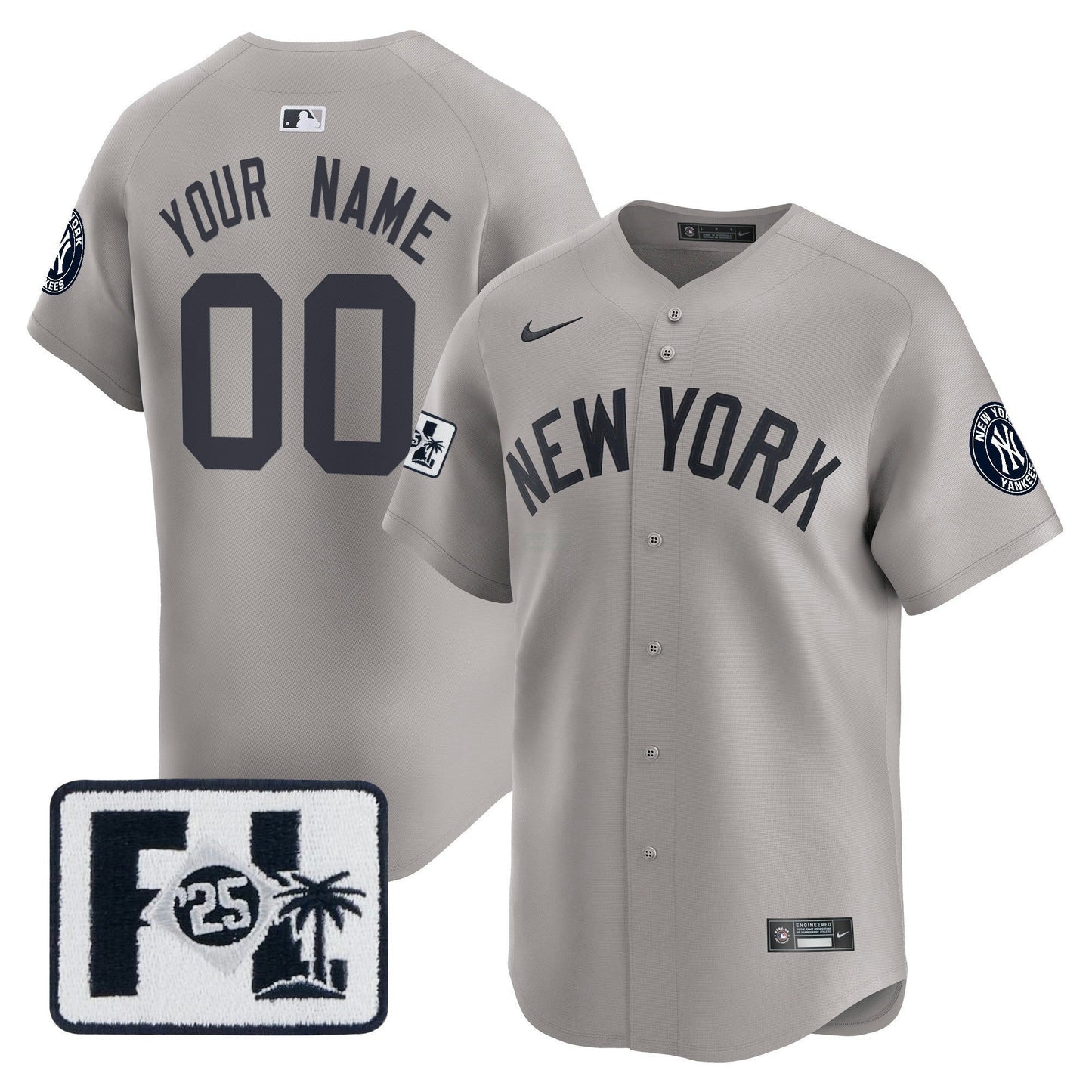 Camisa MLB New York Yankees New York 2025 Spring Training Patch Vapor Premier Limited Jersey