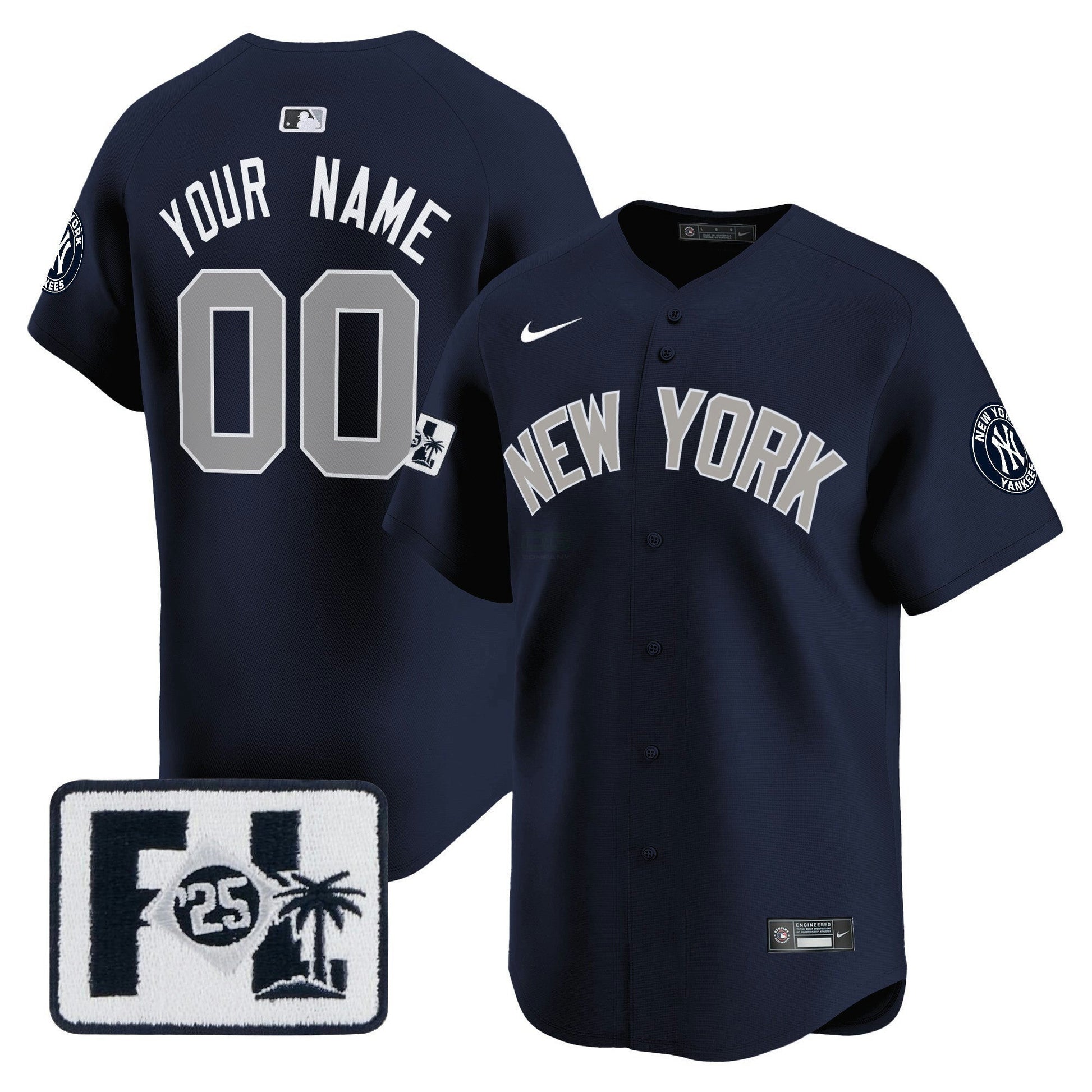 Camisa MLB New York Yankees New York 2025 Spring Training Patch Vapor Premier Limited Jersey