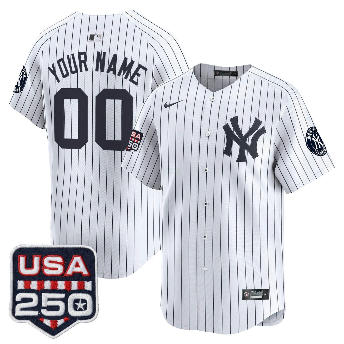 Camisa MLB New York 250America Patch Vapor Premier Limited Jersey