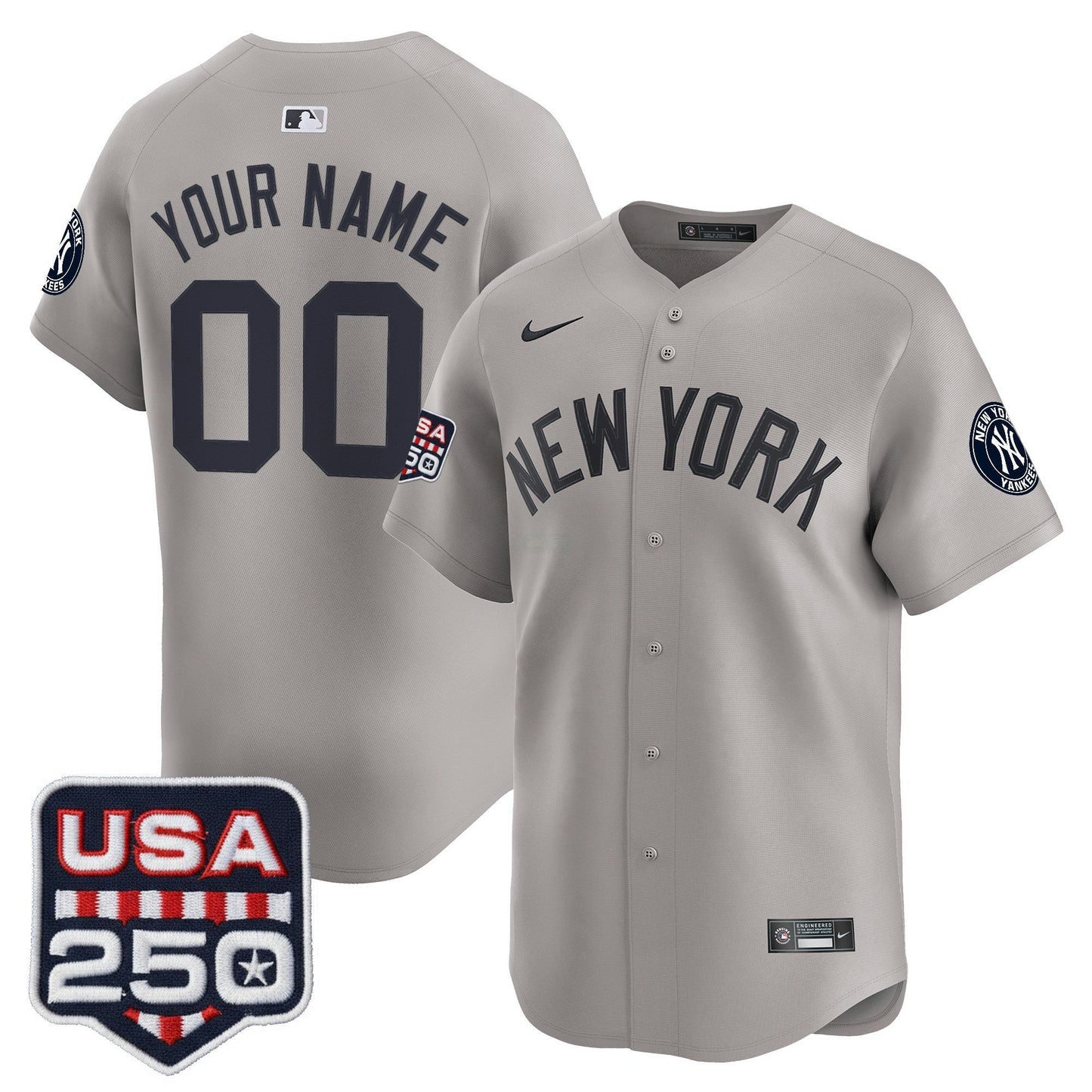 Camisa MLB New York 250America Patch Vapor Premier Limited Jersey