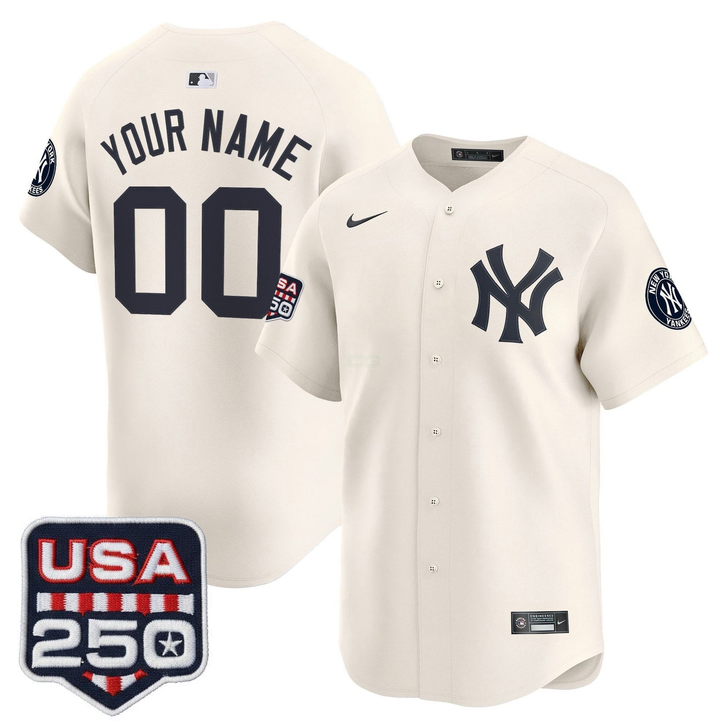 Camisa MLB New York 250America Patch Vapor Premier Limited Jersey