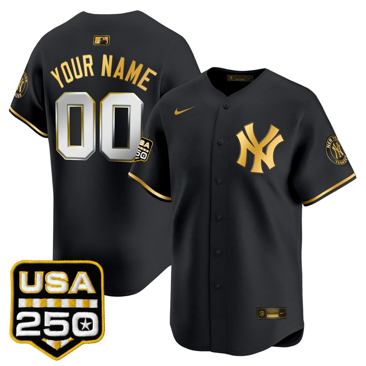 Camisa MLB New York 250America Patch Vapor Premier Limited Jersey
