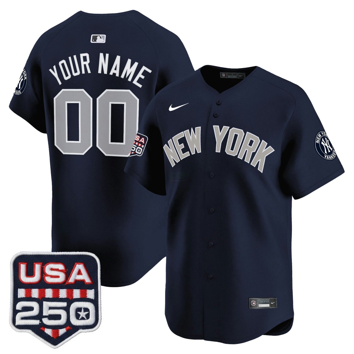 Camisa MLB New York 250America Patch Vapor Premier Limited Jersey