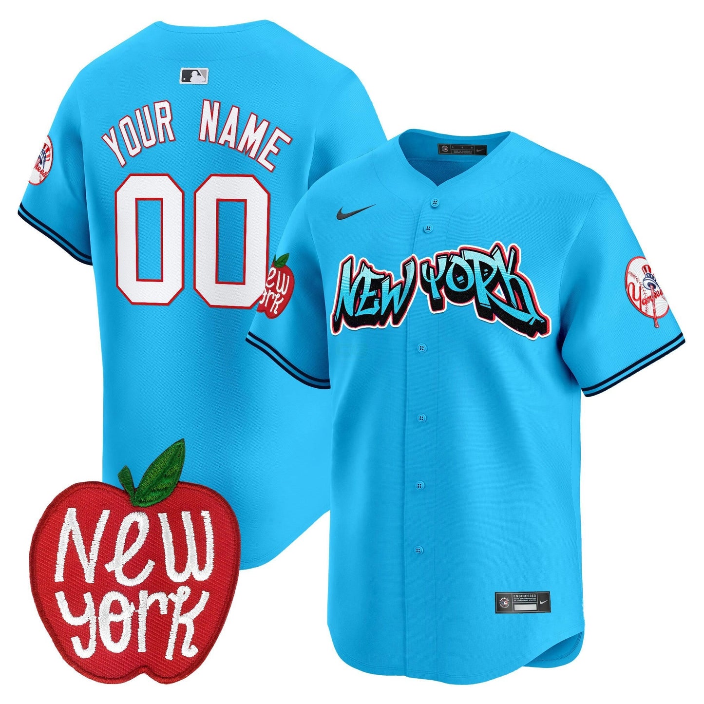 Camisa MLB New York Apple Patch Vapor Premier Limited Jersey