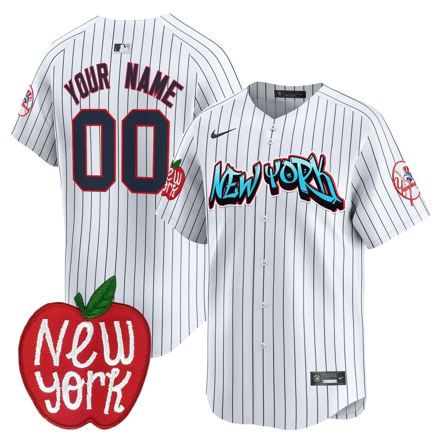 Camisa MLB New York Apple Patch Vapor Premier Limited Jersey