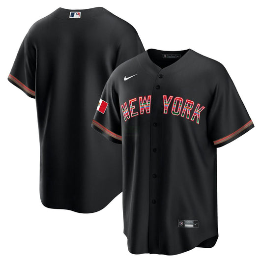 Camisa MLB New York Black Heritage Hispanic Jersey - Preta