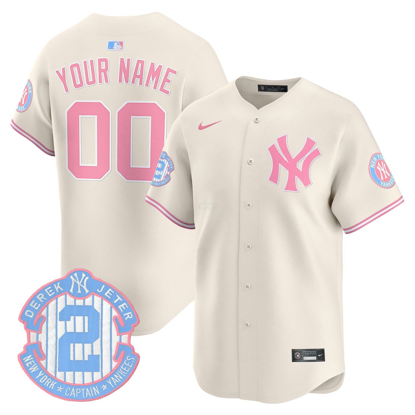 Camisa MLB New York Bubblegum Pink Vapor Premier Limited Jersey