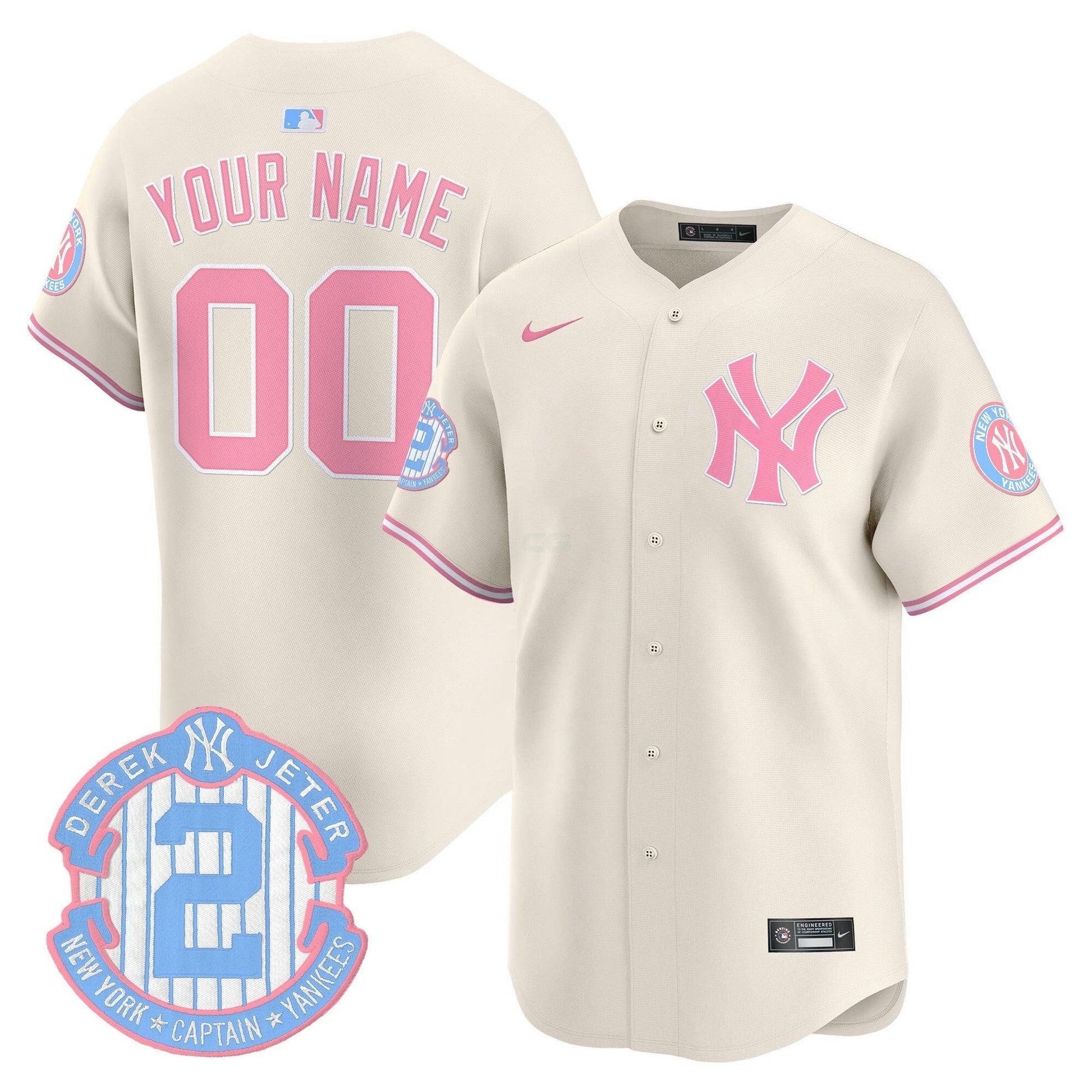 Camisa MLB New York Bubblegum Pink Vapor Premier Limited Jersey