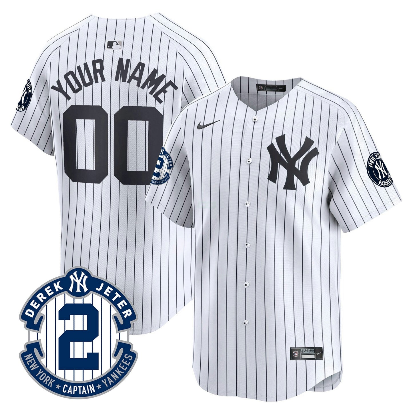Camisa MLB New York Derek Jeter Patch Vapor Premier Limited Jersey