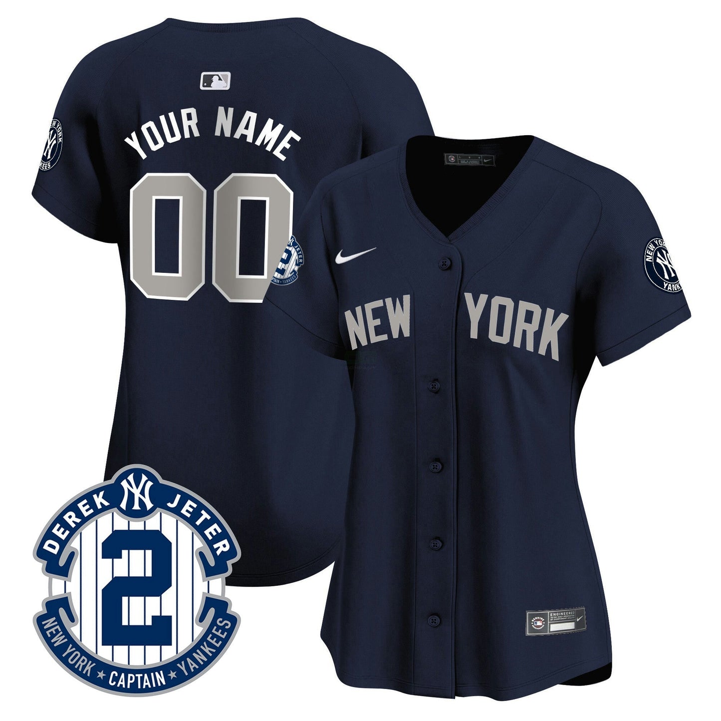 Camisa MLB New York Derek Jeter Patch Vapor Premier Limited Jersey