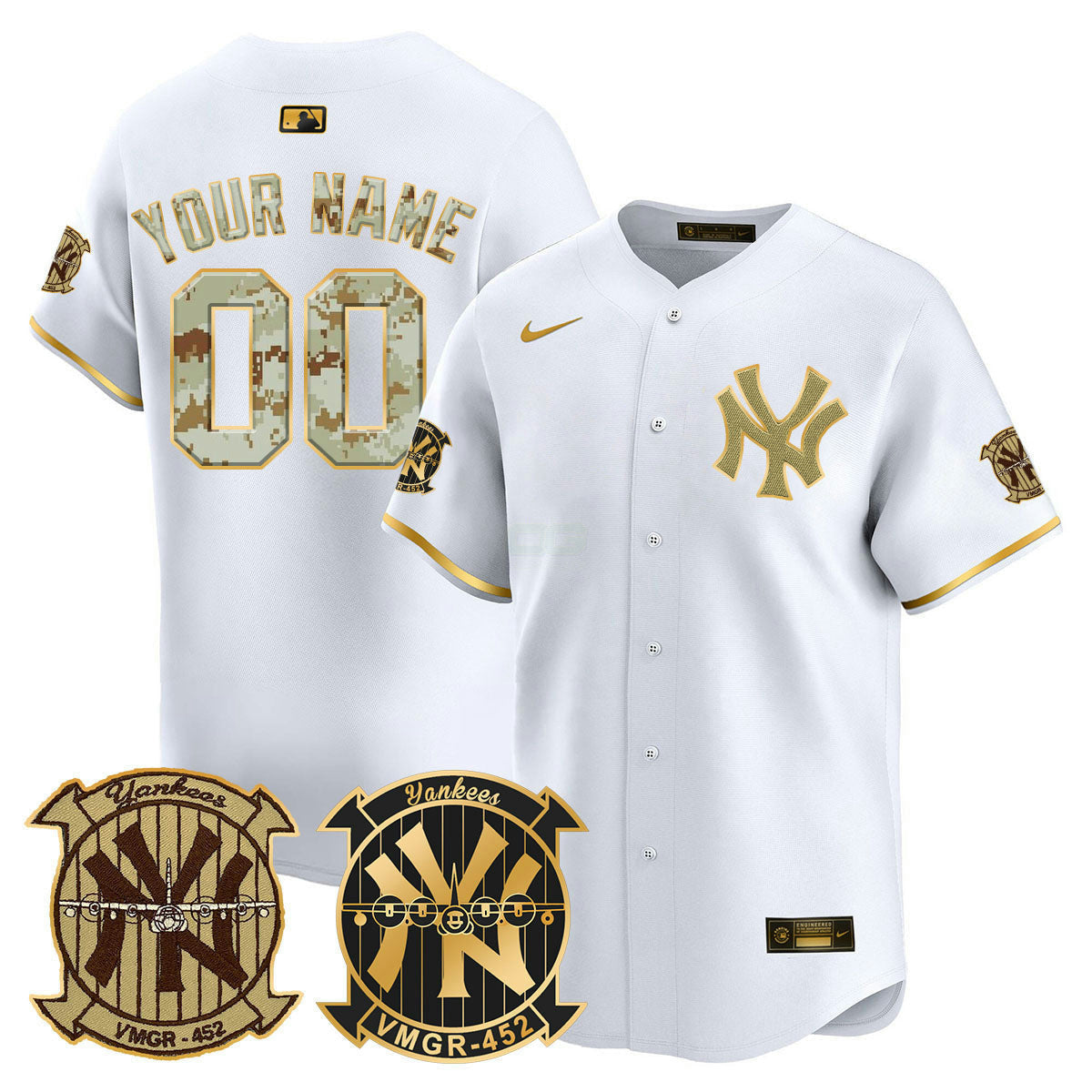 Camisa MLB New York Desert USMC Alternativa Vapor Premier Limited Jersey