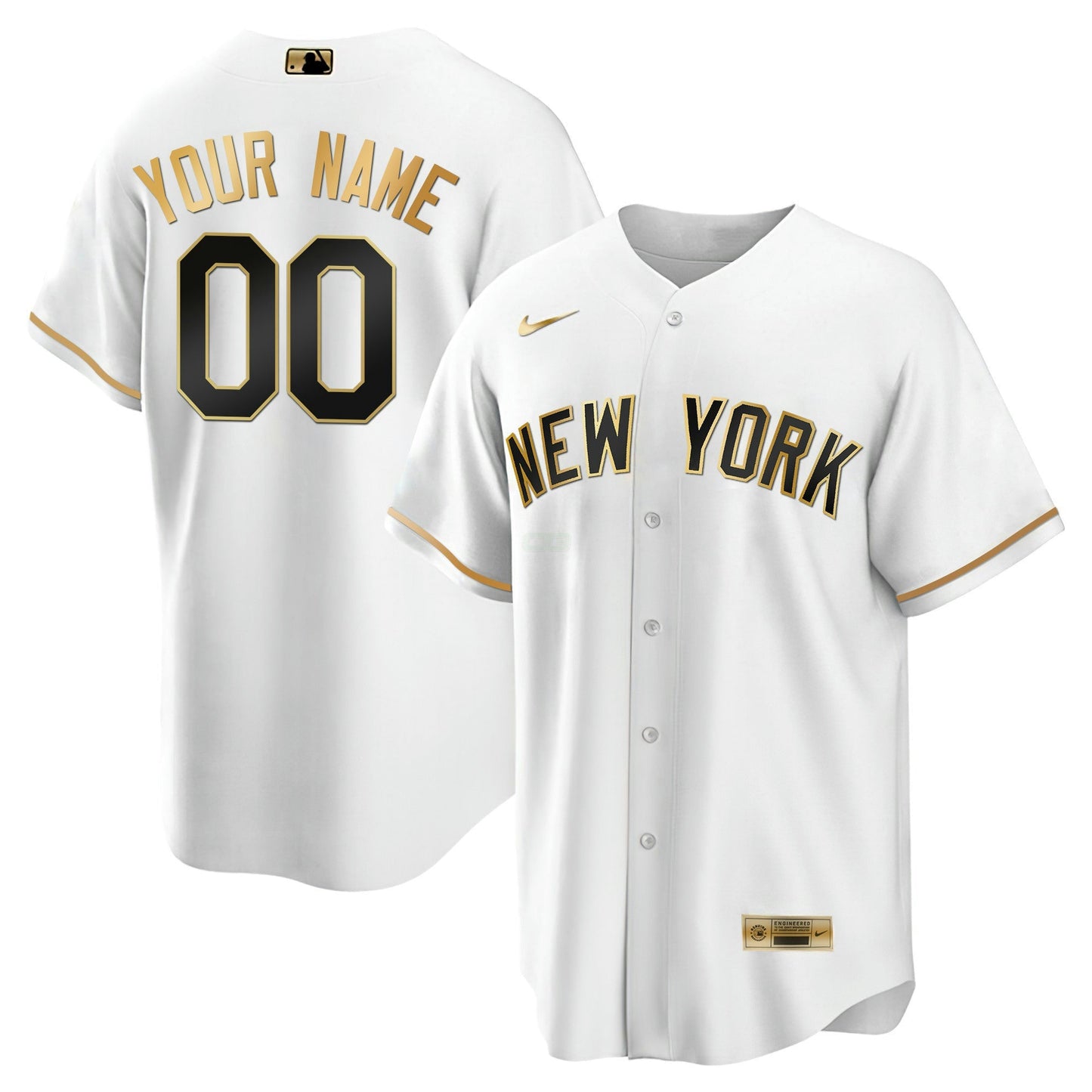 Camisa MLB New York Yankees New York Gold Jersey