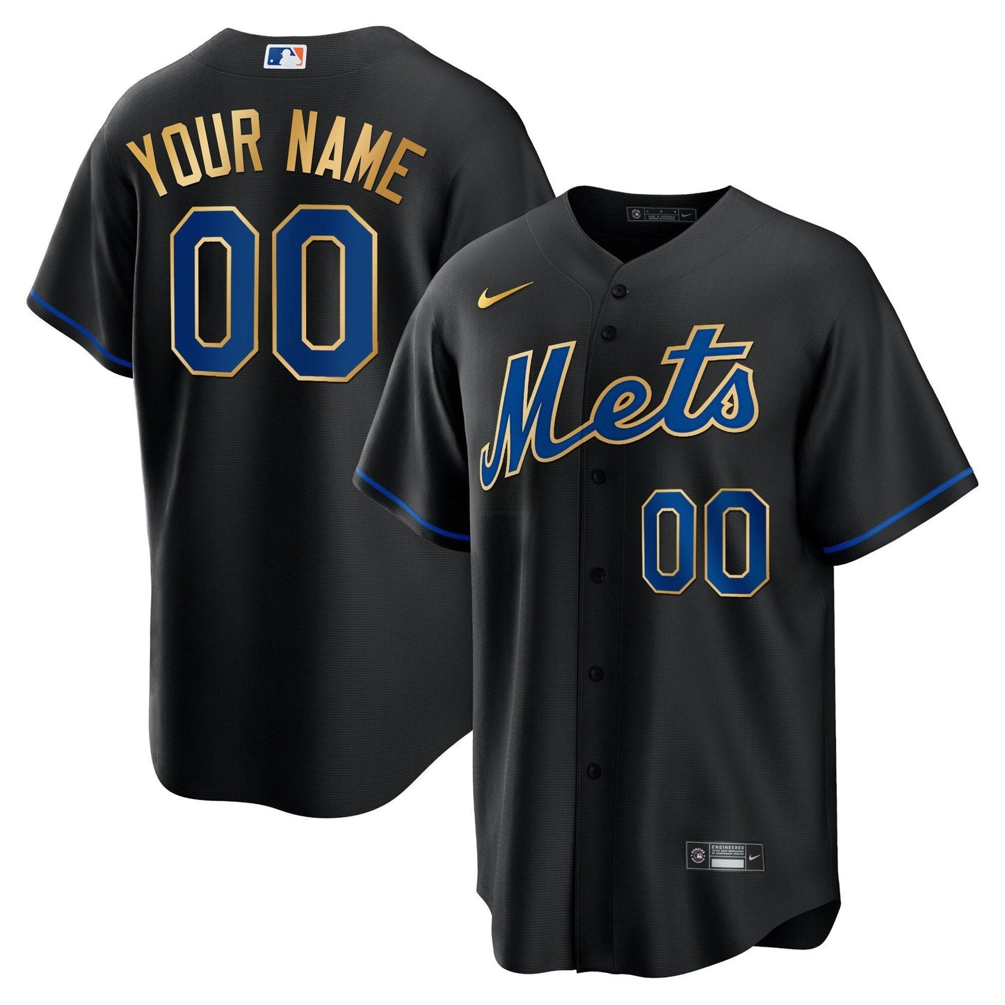 Camisa MLB New York Mets New York Gold Jersey