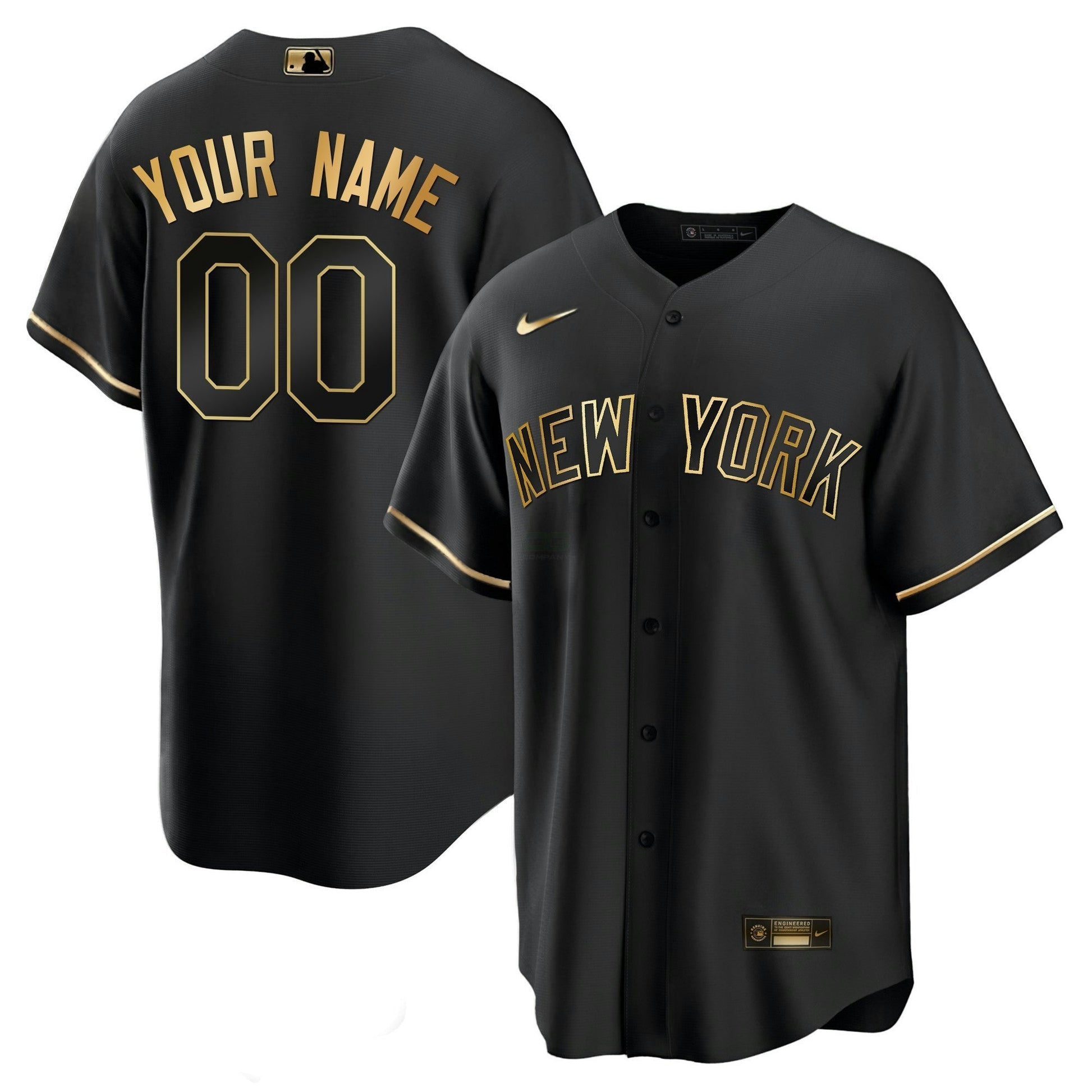 Camisa MLB New York Yankees New York Gold Jersey