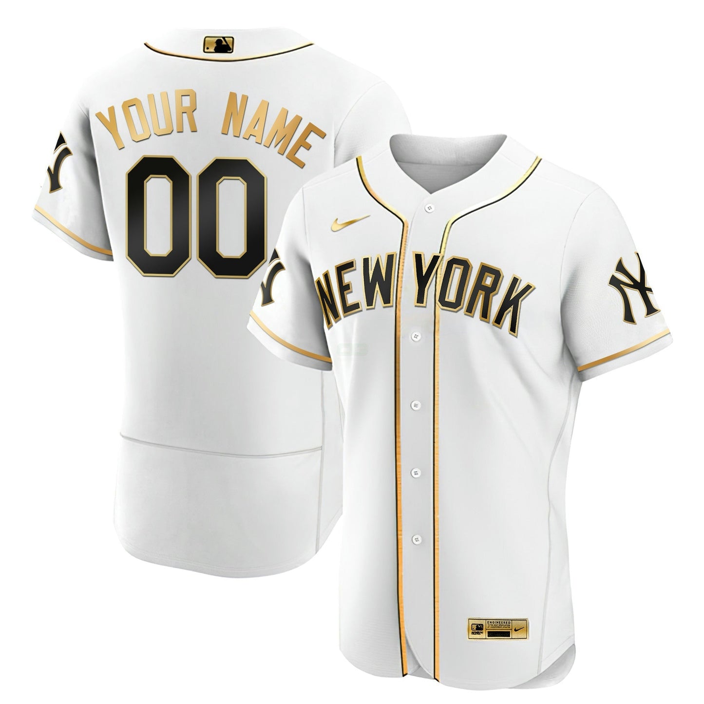 Camisa MLB New York Yankees New York Gold Jersey