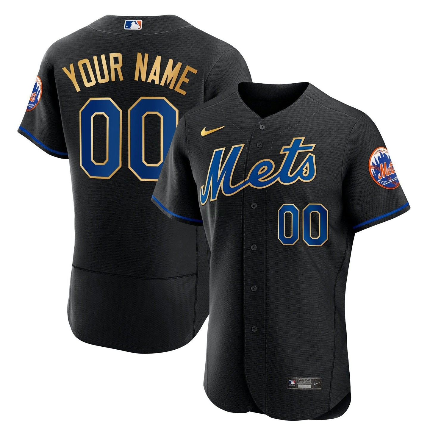 Camisa MLB New York Mets New York Gold Jersey