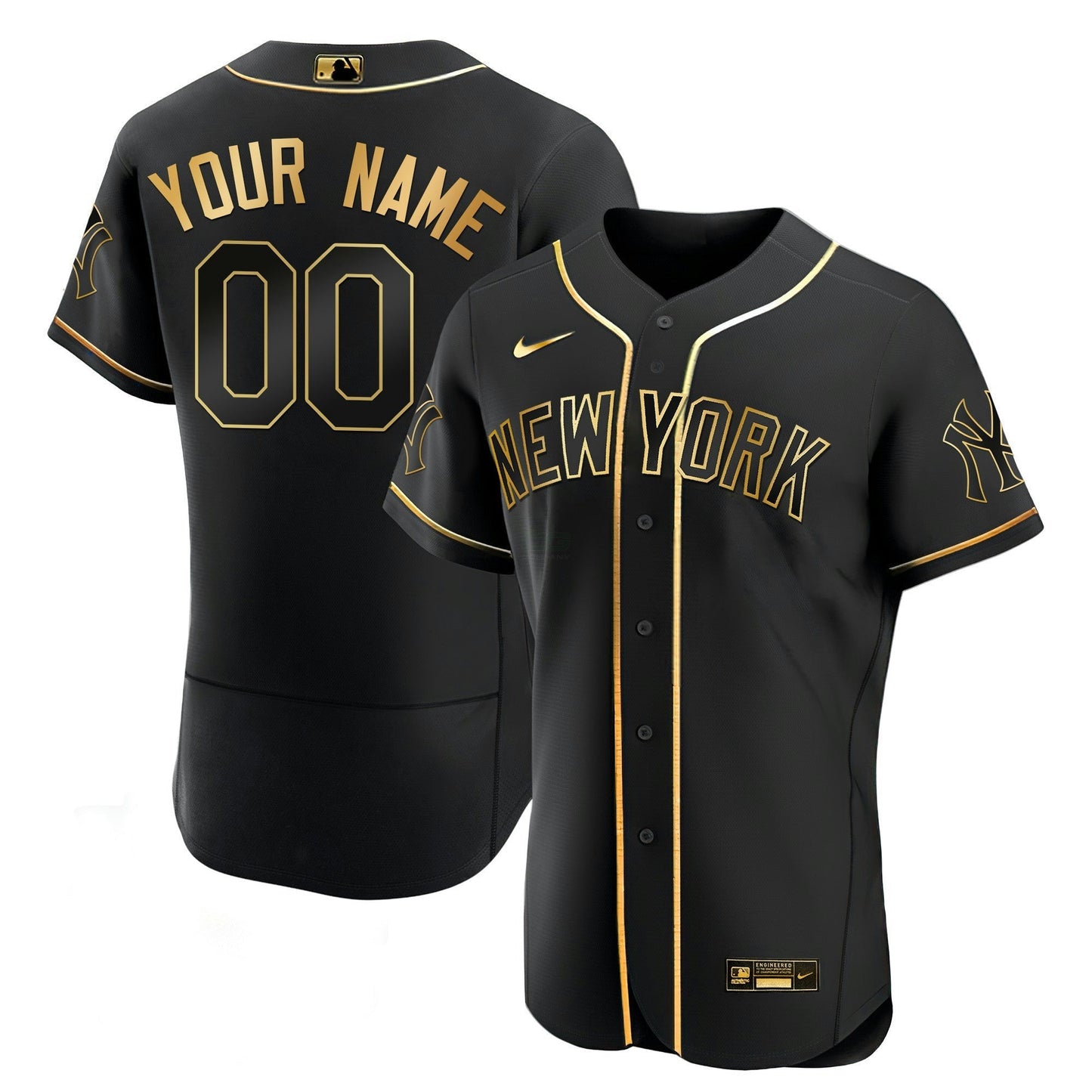 Camisa MLB New York Yankees New York Gold Jersey
