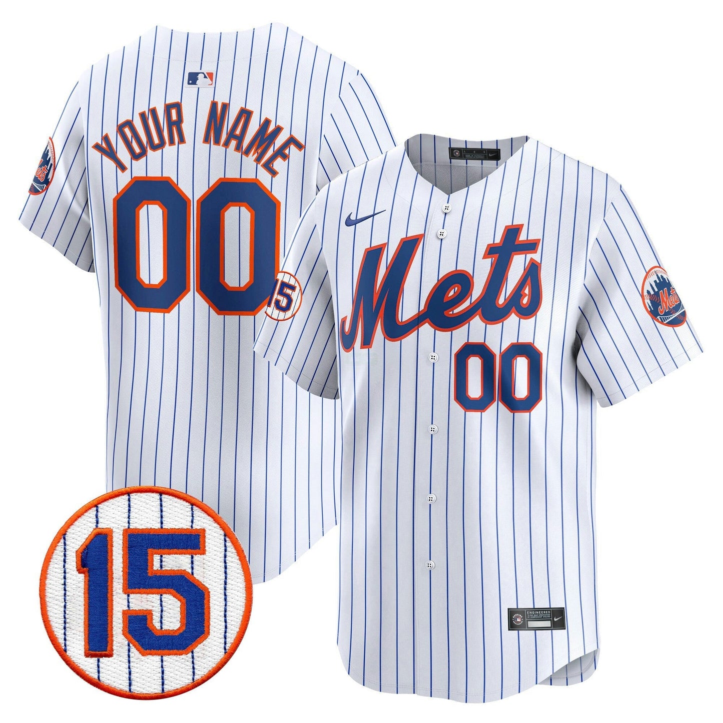 Camisa MLB New York Jerry Grote Patch Vapor Premier Limited Jersey