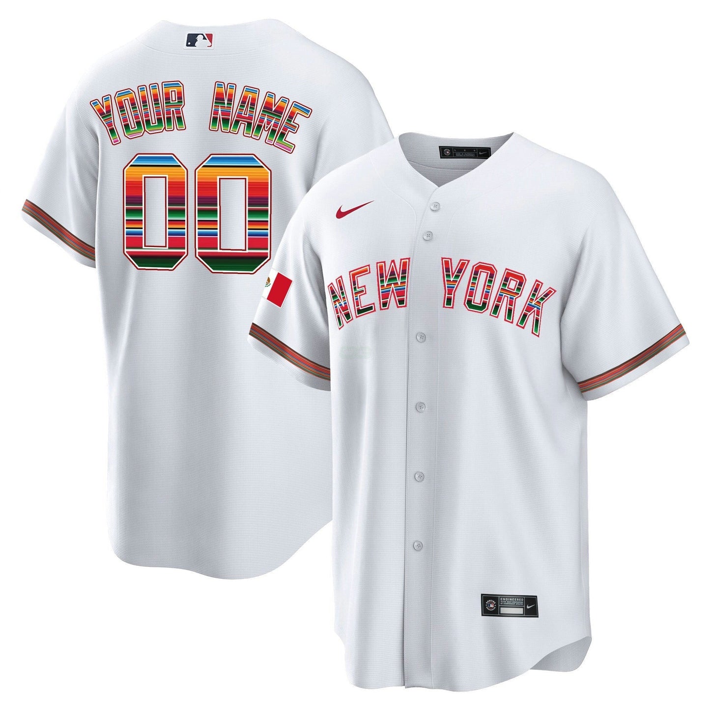 Camisa MLB New York Mexico Cool Base Jersey