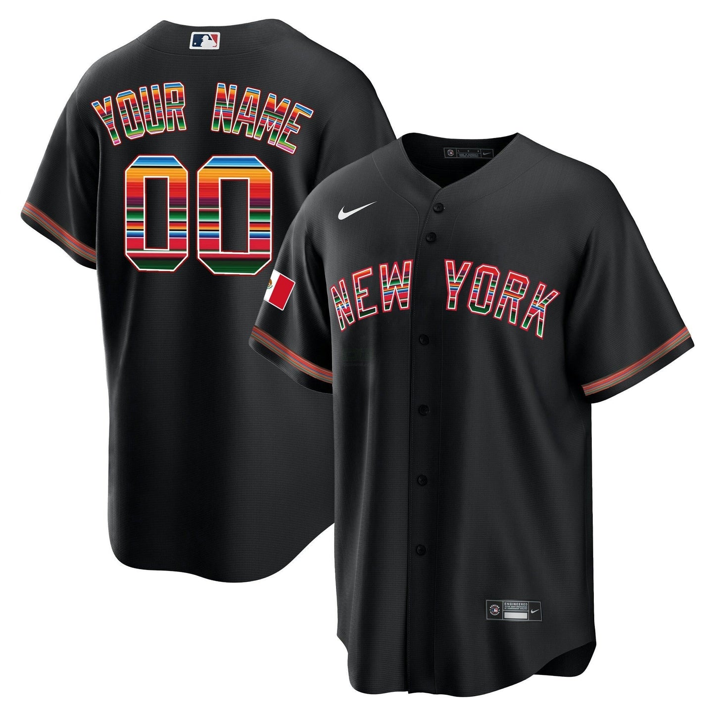 Camisa MLB New York Mexico Cool Base Jersey