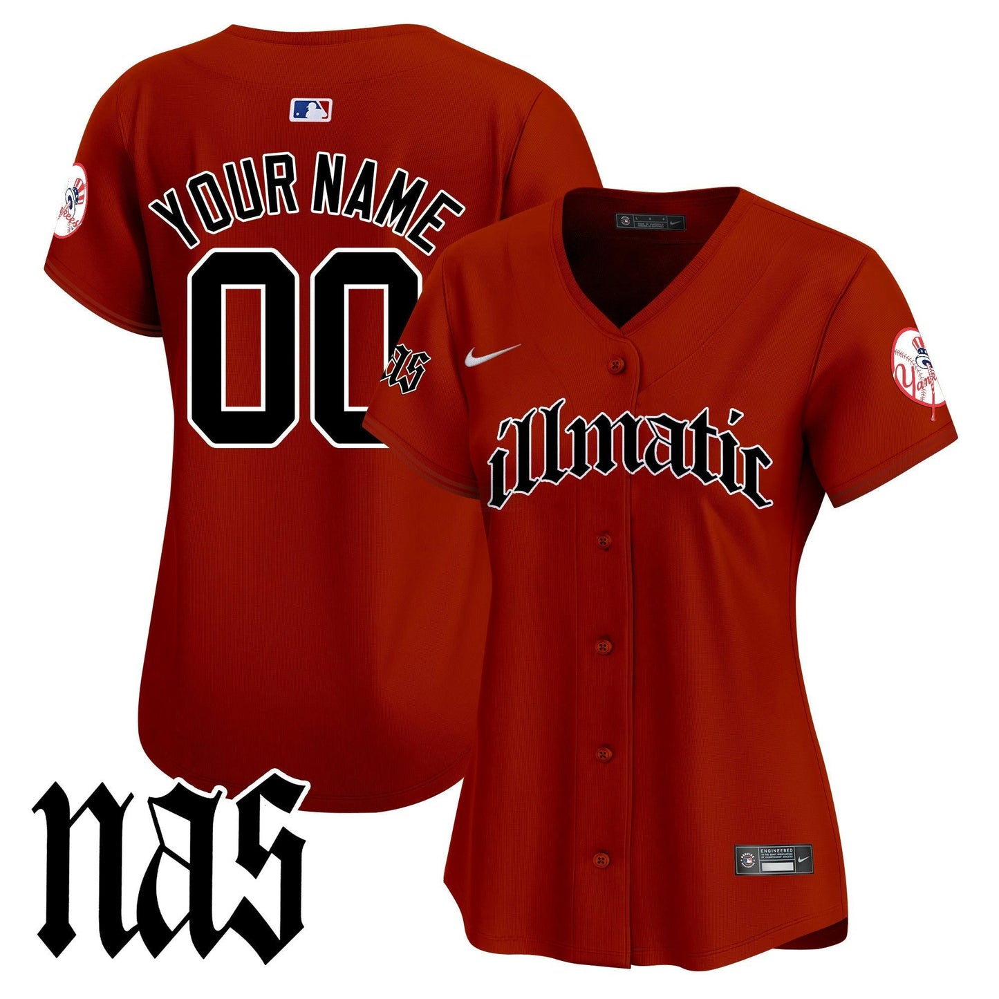 Camisa MLB New York Nas Illmatic Vapor Premier Limited Jersey