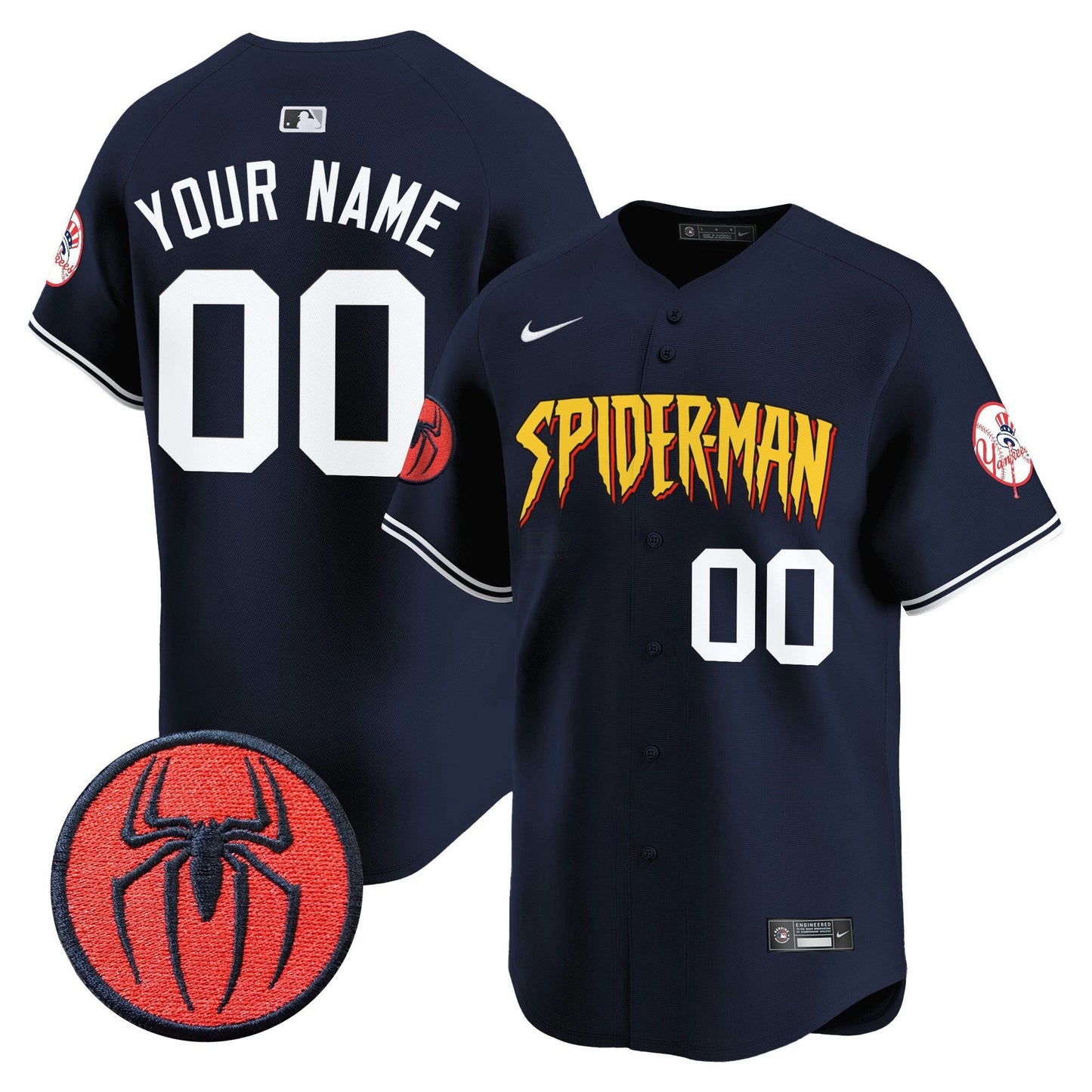 Camisa MLB New York Spider-Man Vapor Premier Limited Jersey
