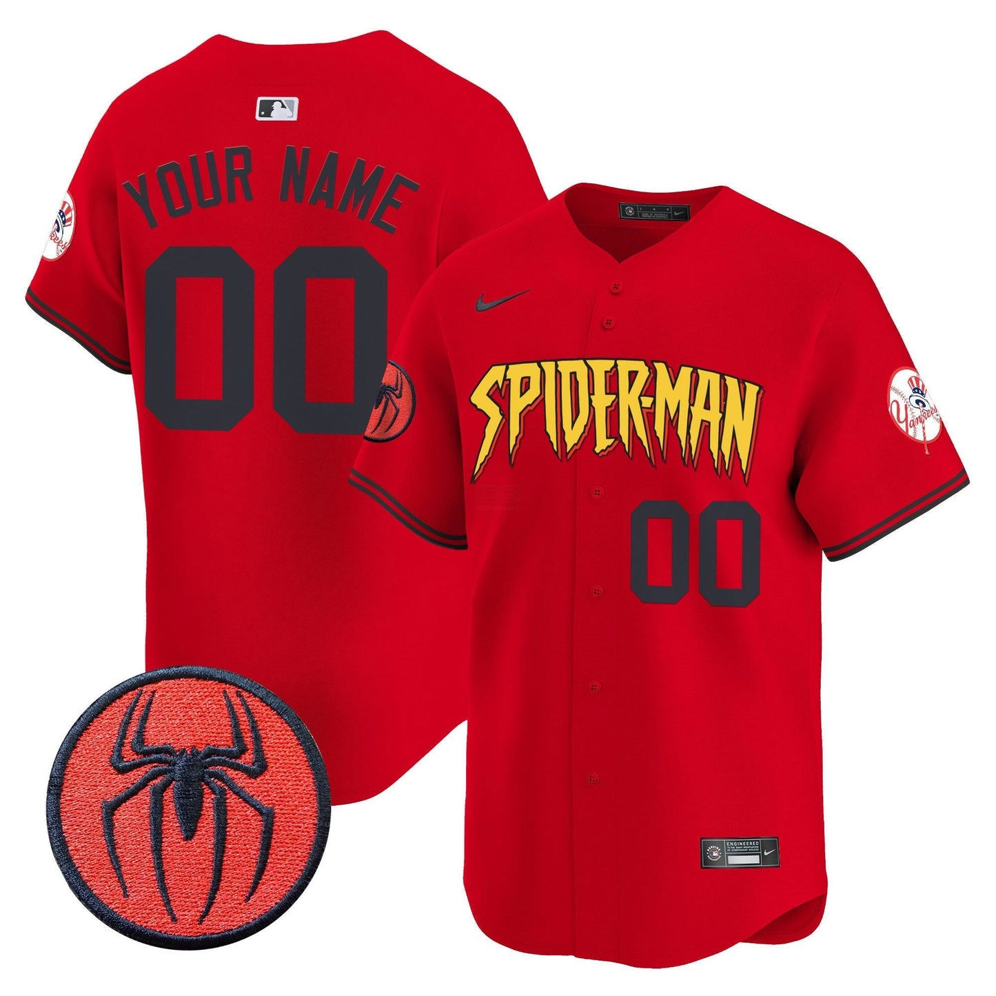 Camisa MLB New York Spider-Man Vapor Premier Limited Jersey