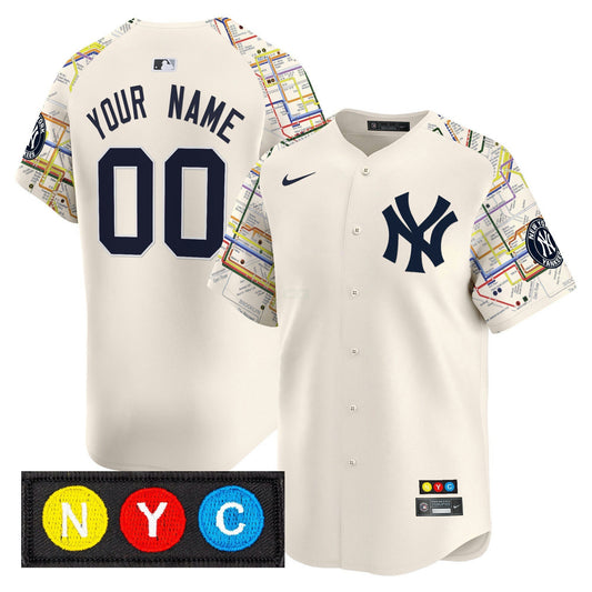 Camisa MLB New York Yankees New York Subway Style Vapor Premier Limited Jersey – Stitched