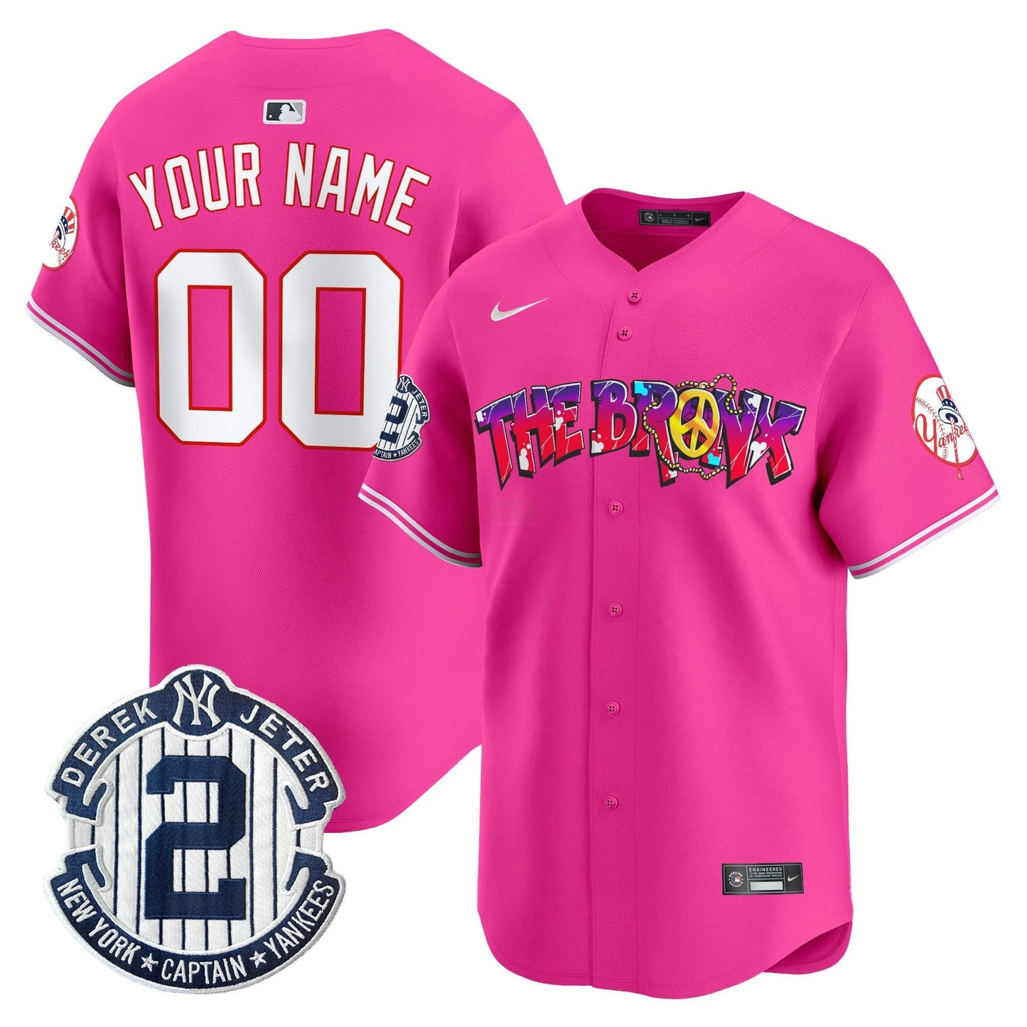 Camisa MLB New York The Bronx Graffiti Vapor Premier Limited Jersey V7